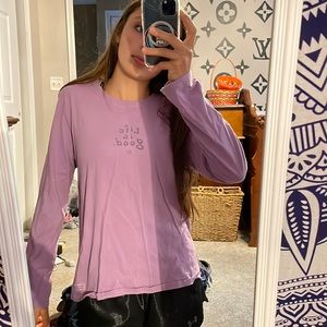 Life is good womens long sleeve